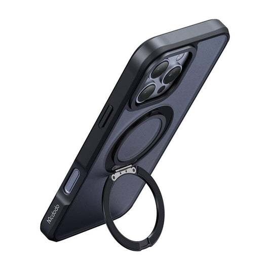 McDodo PC-4932 MagSafe  Case for iPhone 16 Pro with stand (black)