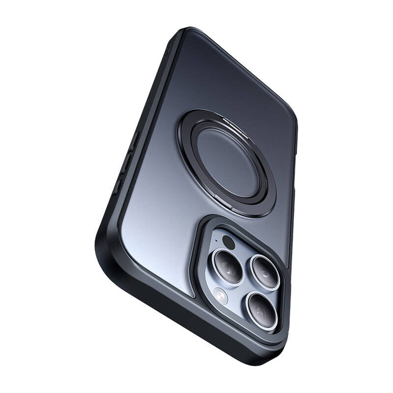 McDodo PC-4932 MagSafe  Case for iPhone 16 Pro with stand (black)