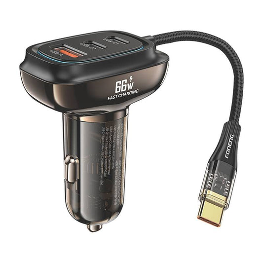 3-Port Car charger Foneng C20 A+C+C 66W 3