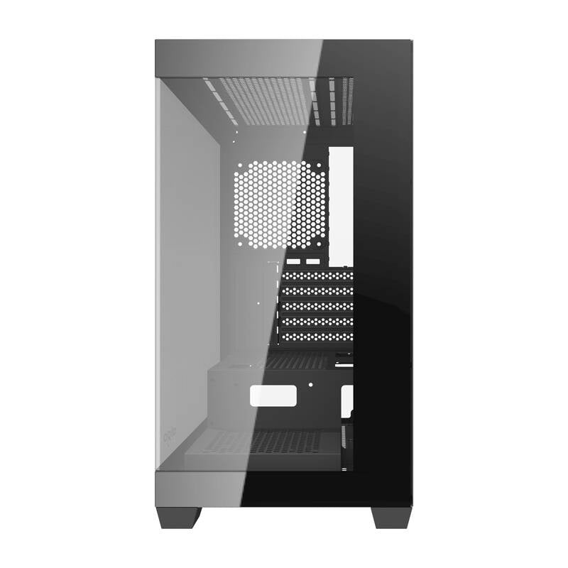 Darkflash Computer Case C218M + 6 ARGB fans (Black)