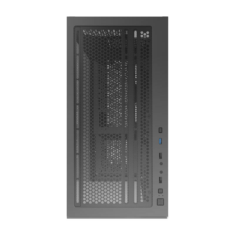 Darkflash Computer Case C218M + 6 ARGB fans (Black)