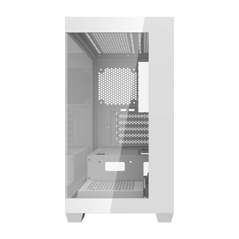 Darkflash Computer Case C218M + 6 ARGB fans (White)