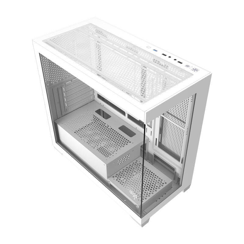 Darkflash Computer Case C218M + 6 ARGB fans (White)