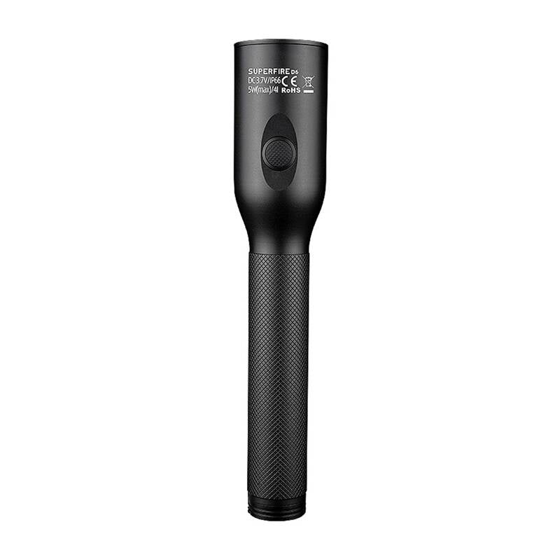 Superfire D6 Flashlight