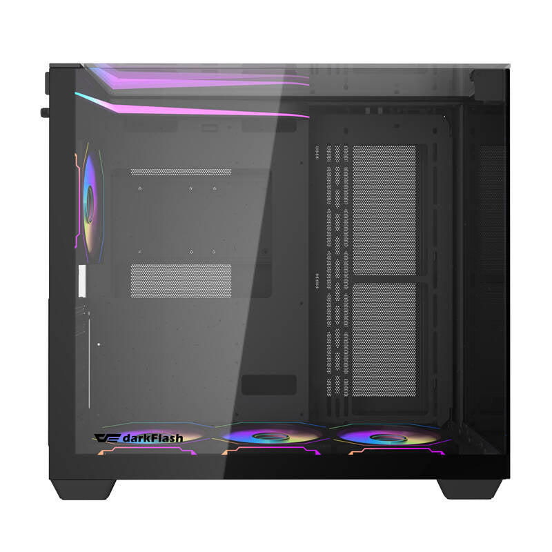 Darkflash Computer Case TH285 4 fans (Black)