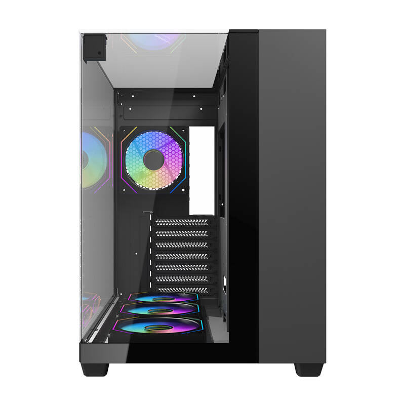 Darkflash Computer Case TH285 4 fans (Black)