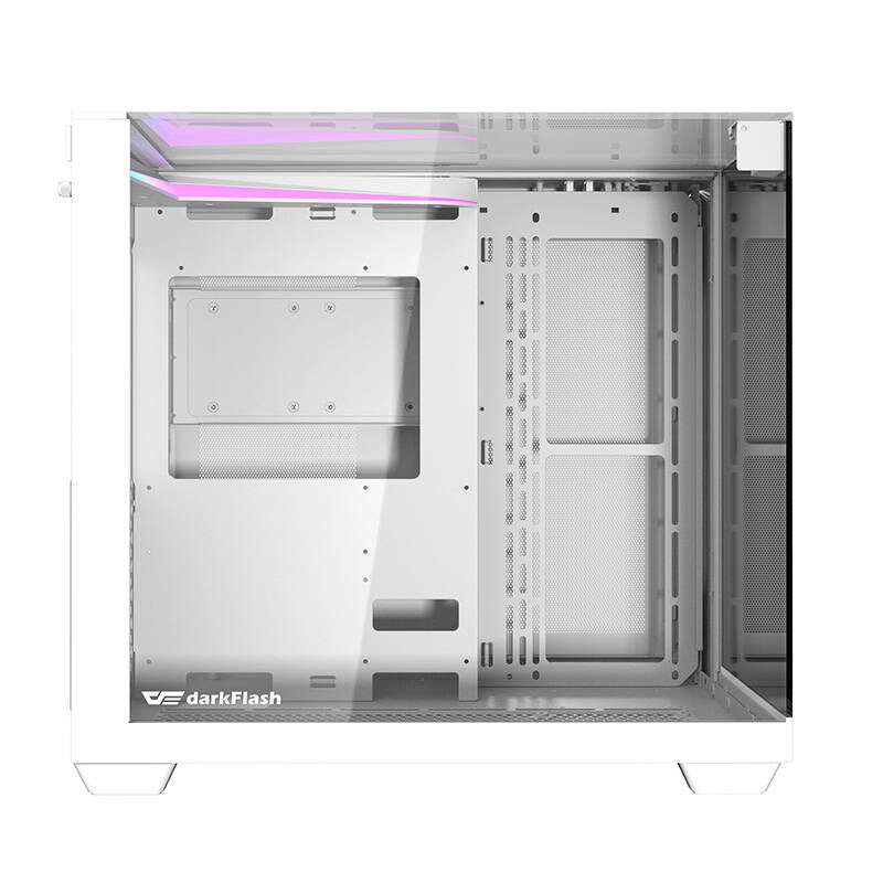Darkflash Computer Case TH285 4 fans White