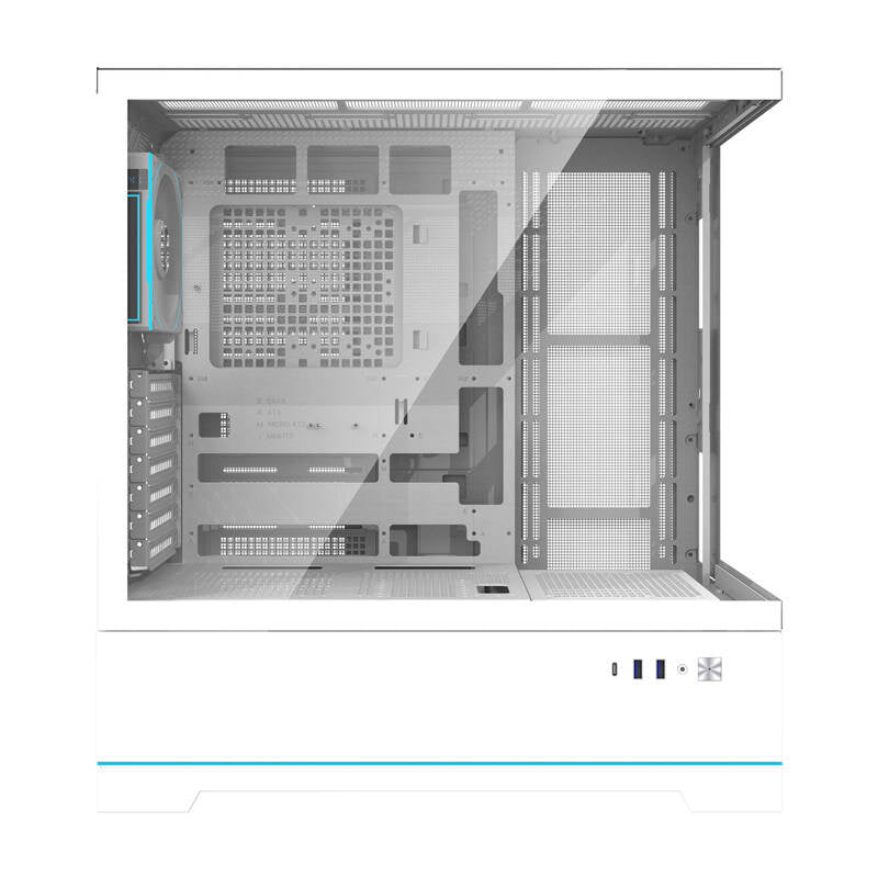 Darkflash Computer Case DY451 PRO White with fan