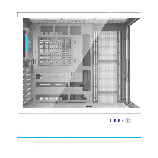 Darkflash Computer Case DY451 PRO White with fan
