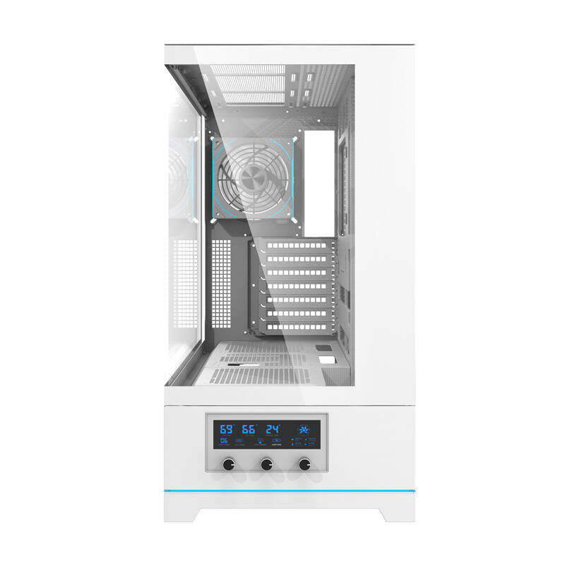 Darkflash Computer Case DY451 PRO White with fan