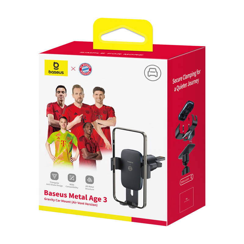 Baseus Car Mount Metal Age 3 (black) Bayern Edition