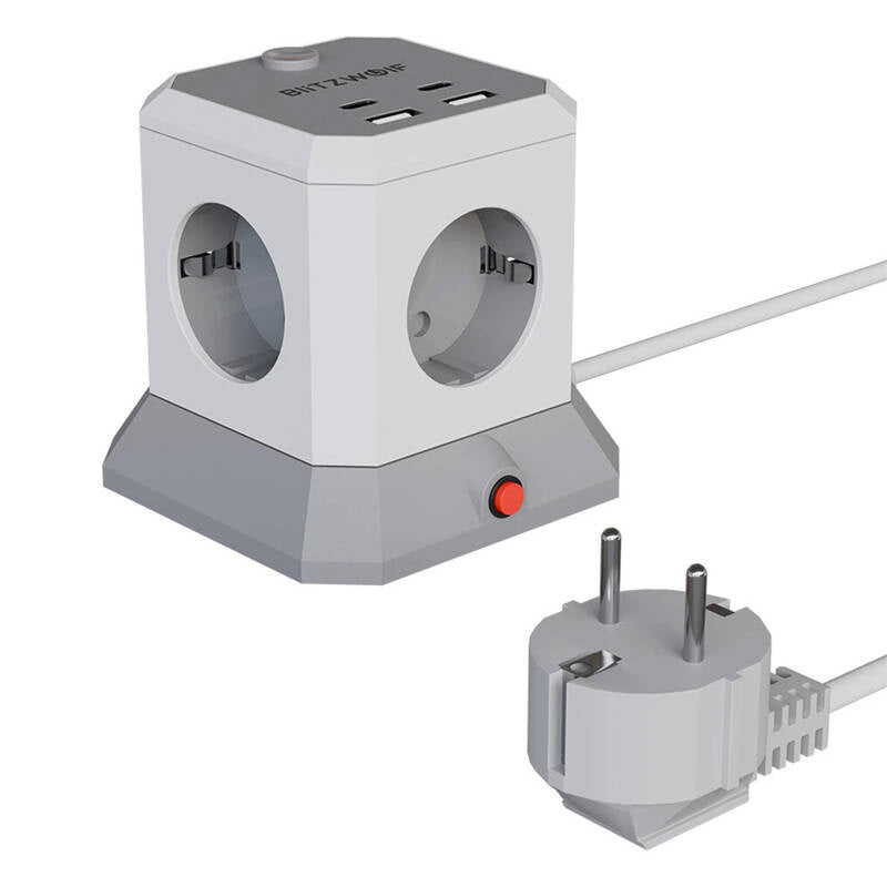 Power Outlet Extender BlitzWolf BW-EC1 4xAC 2xUSB-A 2xUSB-C