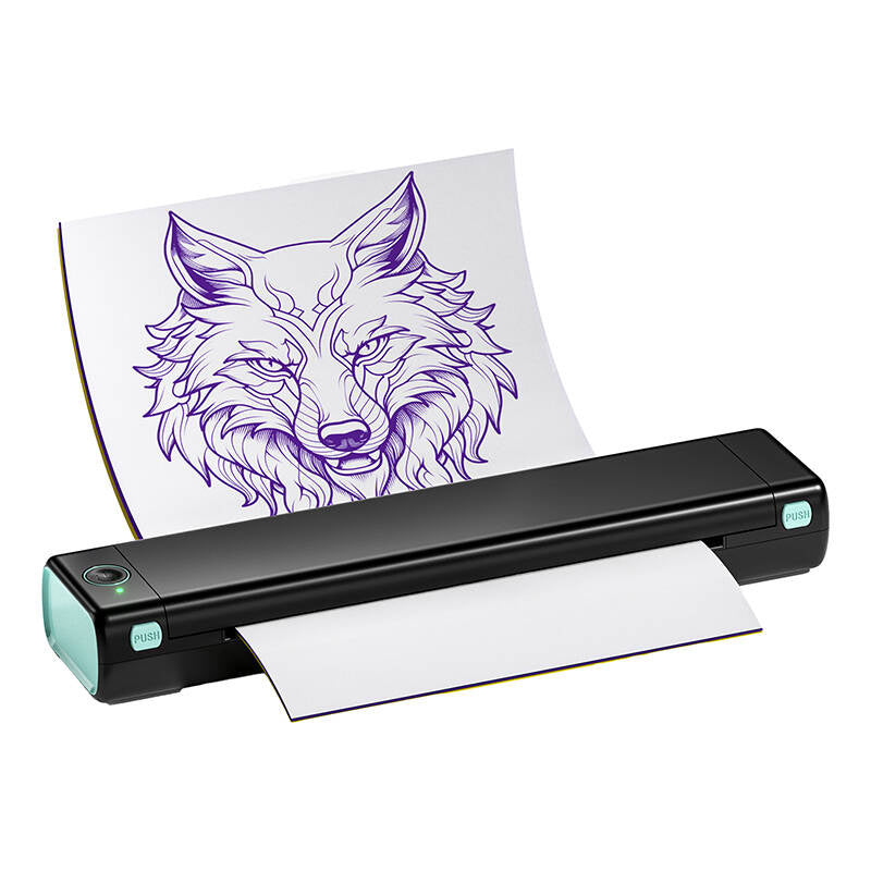 Portable label printer tattoo Phomemo tattoo (black green)