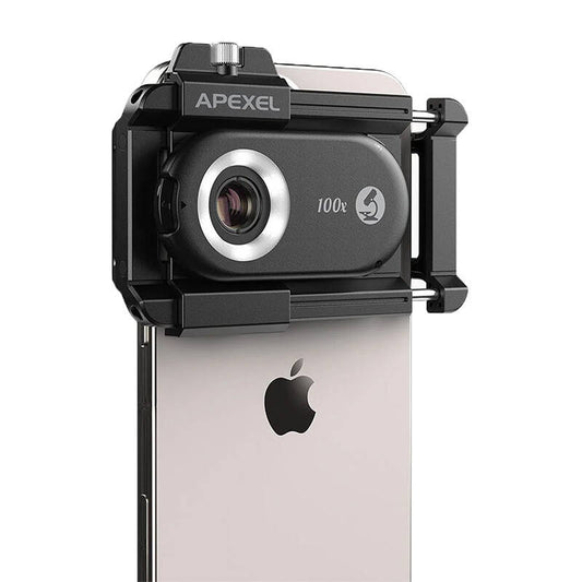 3x Smartphone CPL Lens / Microscope Apexel APL-MS3IN1 , 200x / 150x / 100x