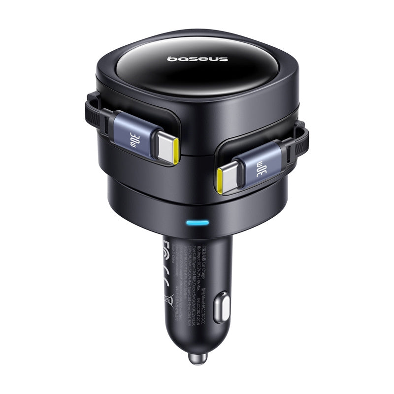 Enjoyment Max Car Charger C+C Cables 60W Black