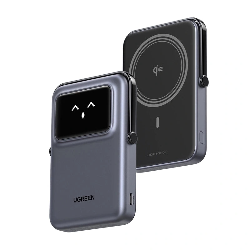 Magnetic Power Bank UNO Ugreen PB764 10000mAh Grey