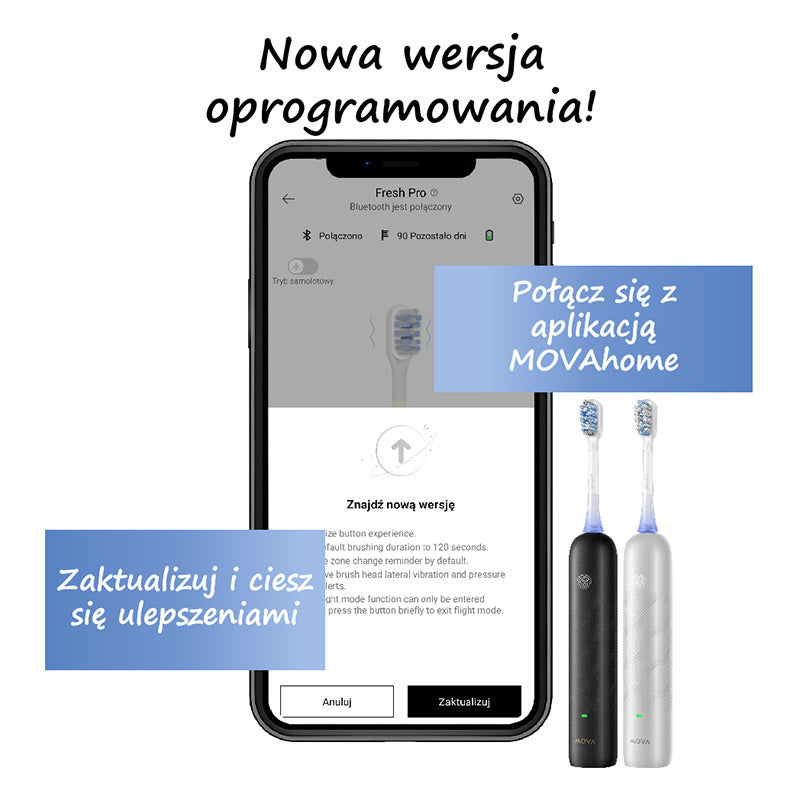 Electric Toothbrush MOVA Fresh Pro (silver)