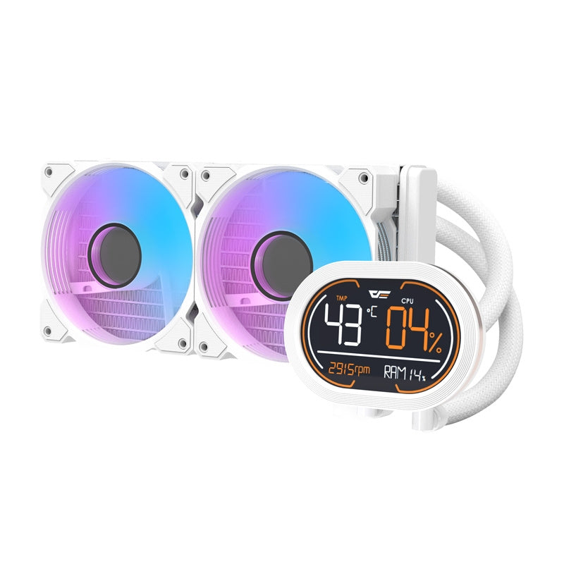 Darkflash DH240D CPU liquid cooling (white)