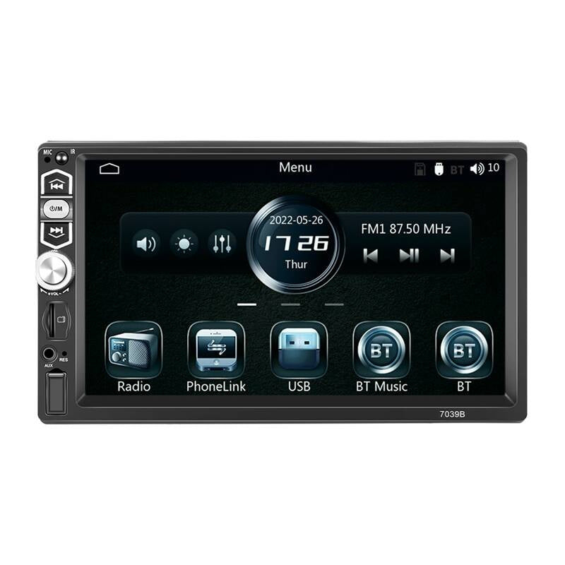 Car monitor 7.0" Podofo A3061 Carplay&Android Auto, Bluetooth 5.1