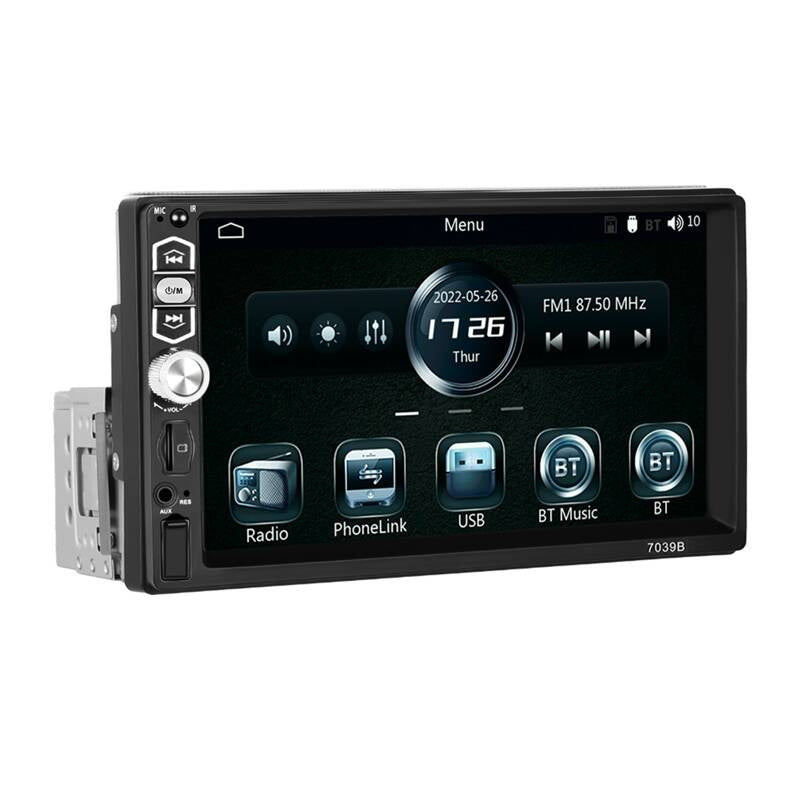 Car monitor 7.0" Podofo A3061 Carplay&Android Auto, Bluetooth 5.1