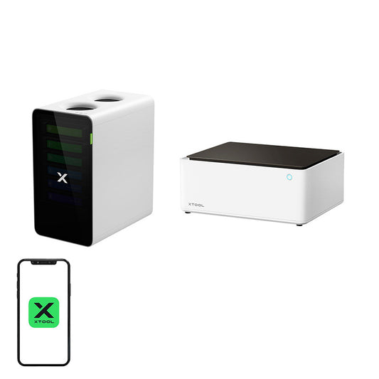 2-in-1 xTool M1 10W laser engraving machine + xTool SafetyPro™ AP2 Smoke Purifier