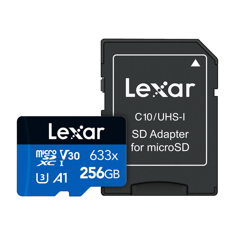 Memory card Lexar High-Performance 633x microSDXC 256GB  + adapter SD