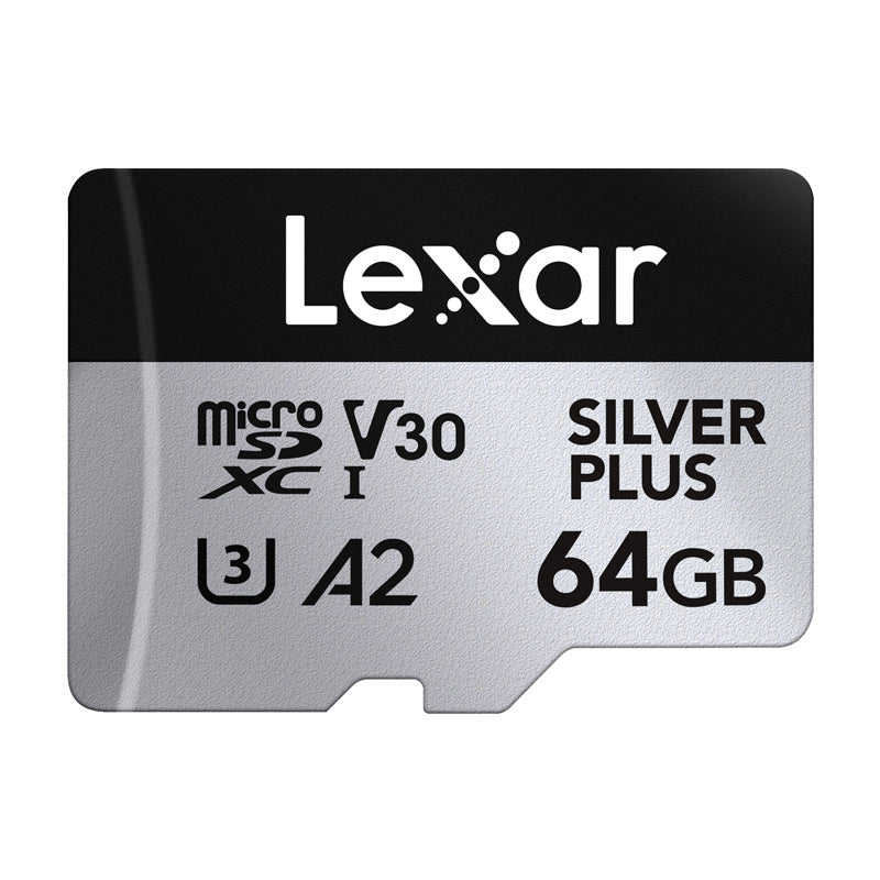 Memory card Lexar High-Performance Silver Plus microSDXC 64GB + adapter