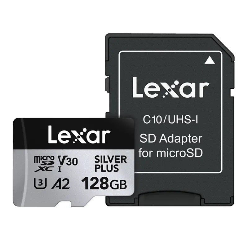 Memory card Lexar High-Performance Silver Plus microSDXC 128GB + adapter