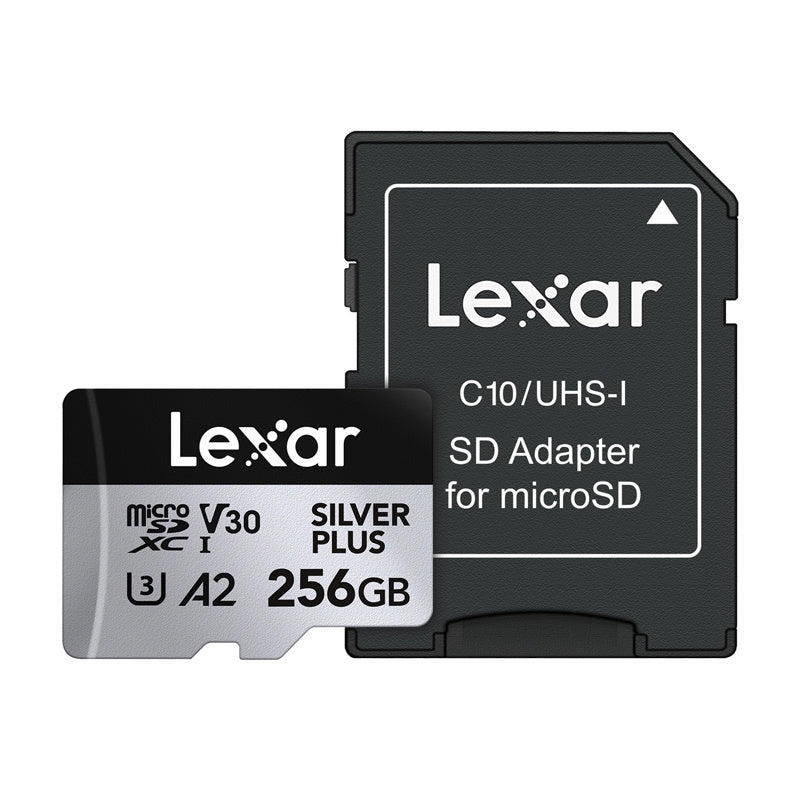 Memory card Lexar High-Performance Silver Plus microSDXC 256GB + adapter