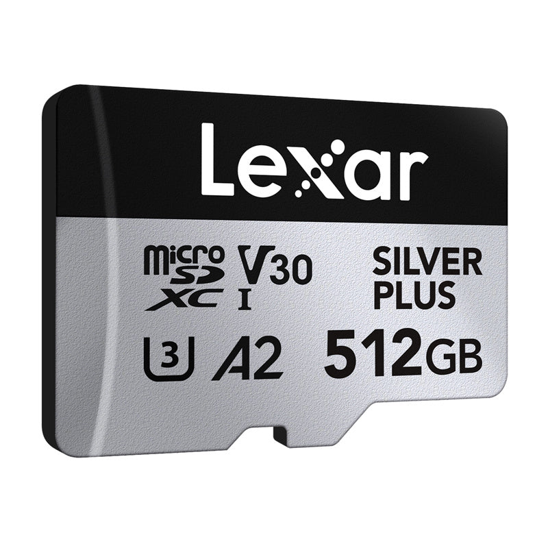 Memory card Lexar High-Performance Silver Plus microSDXC 512GB + adapter