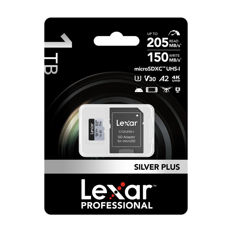 Memory card Lexar High-Performance Silver Plus microSDXC 1TB + adapter
