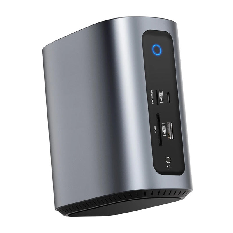 Docking Station 17w1 Blitzwolf BW-TH15 2xHD+DP+4xC+3xUSB 3.0+USB 3.1+C 3.2+C PD+RJ45+micro SD+SD+3,5mm Audio