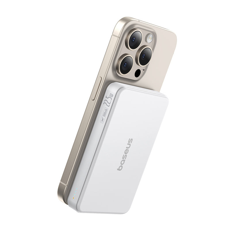Magnetic powerbank Baseus Airpow2 Qi2 10000mAh 22,5W (white)