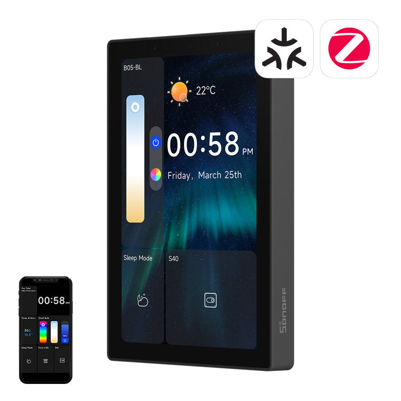 SONOFF NSPanel Pro 120 Smart Control Panel WiFi/Bluetooth/ZigBee (black)