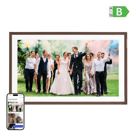 Digital photo frame Arzopa D156 (dark brown) 15.6”