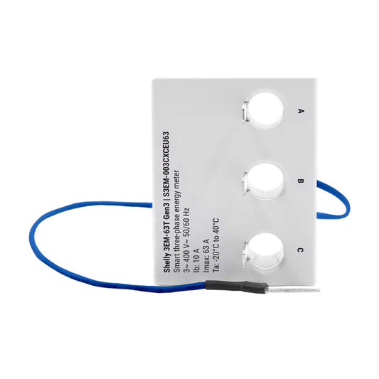 1/3-channel energy meter WiFi  Shelly 3EM-63W Gen3 (wired model)