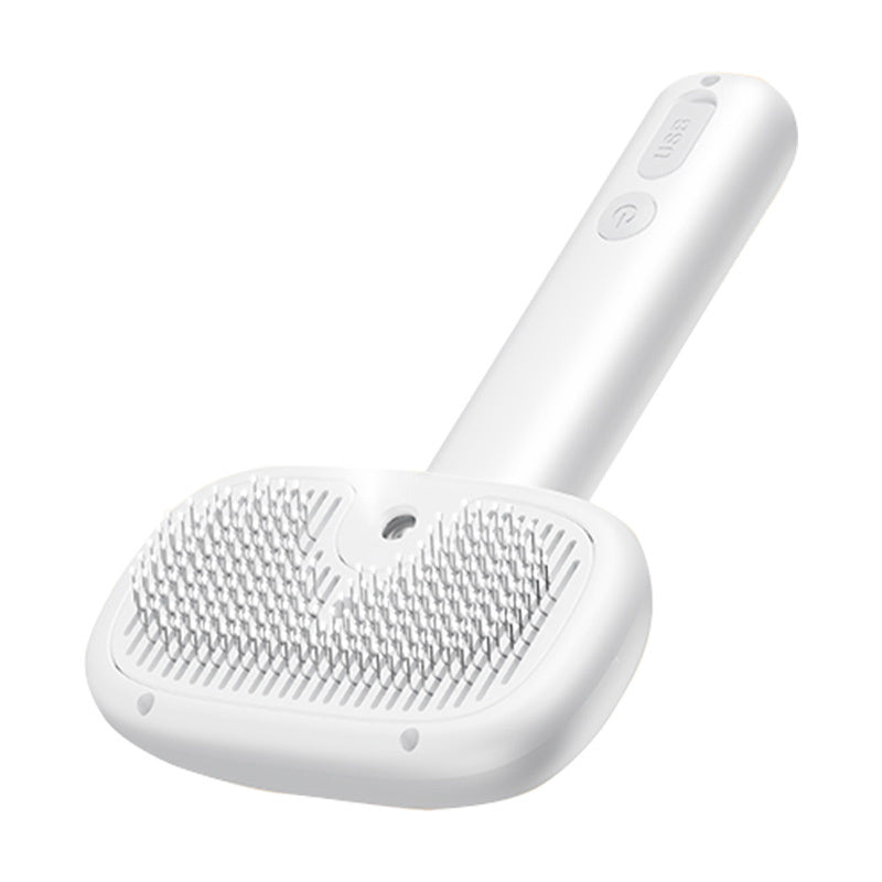 Pet Spray Hair Comb & Brush Rojeco (white)