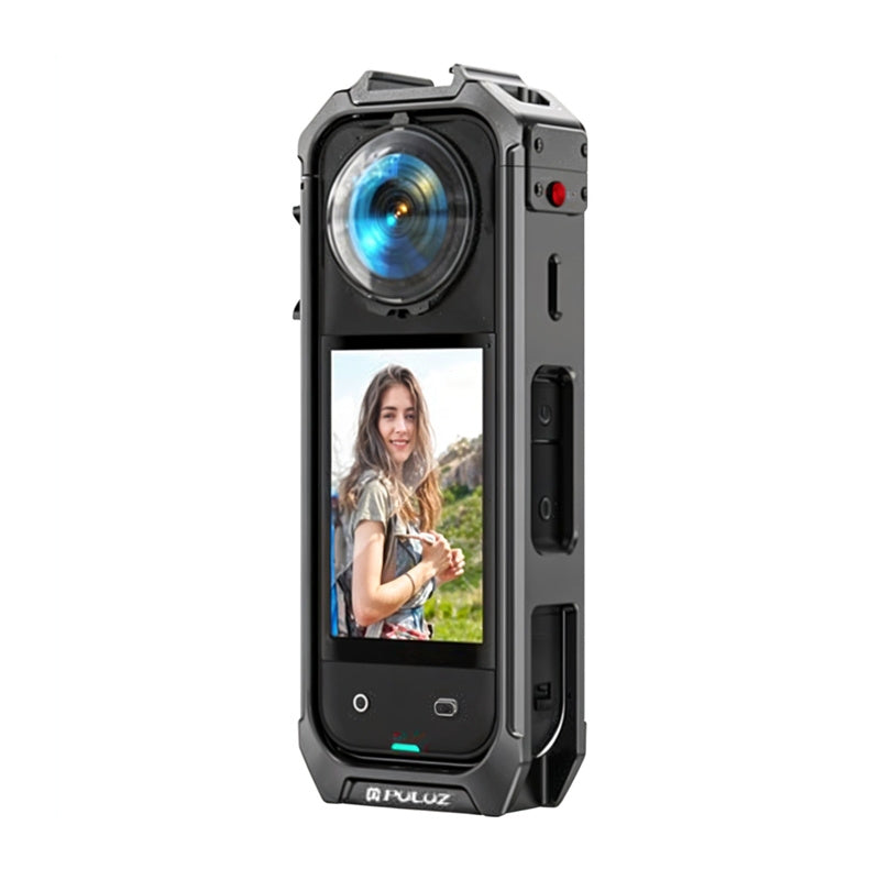 For Insta360 X5 PULUZ Aluminum Alloy Protective Cage
