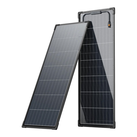 Set 2x EcoFlow 130W photovoltaic panel (rigid construction)