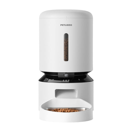 Petlibro Granary Camera Feeder Single Tray, 5L (white)