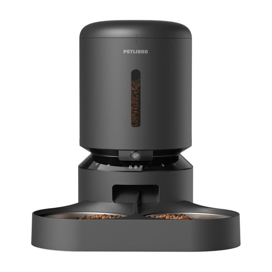 Petlibro Granary Camera Feeder Double Tray, 5L (black)