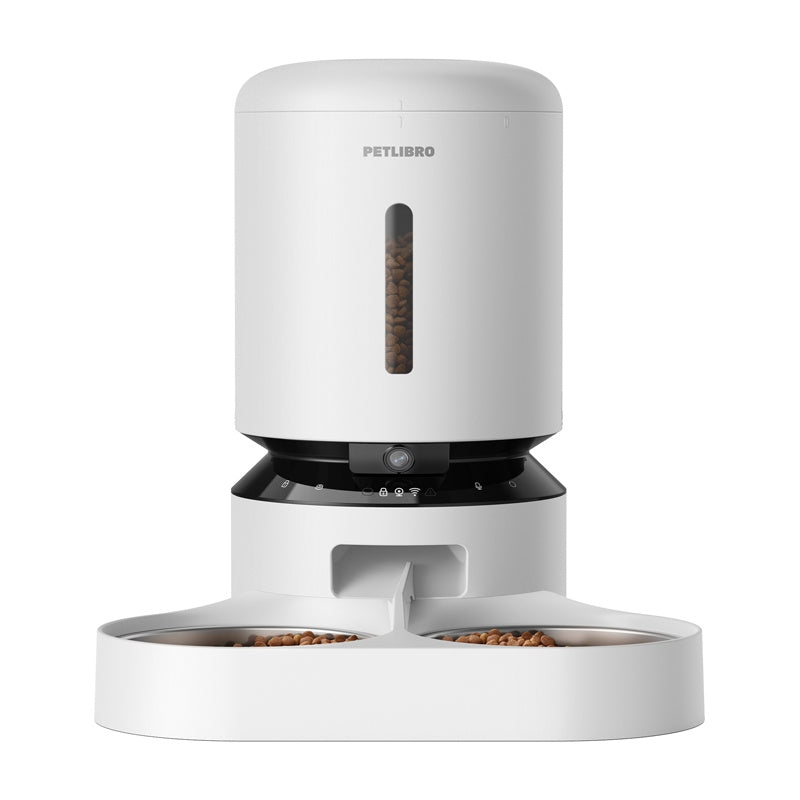 Petlibro Granary Camera Feeder Dobule Tray, 5L (white)