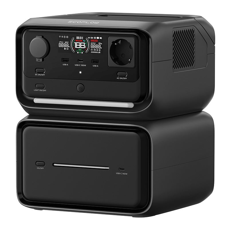 Bundle: Power station EcoFlow River 3 Max Plus + portable solar panel 220W