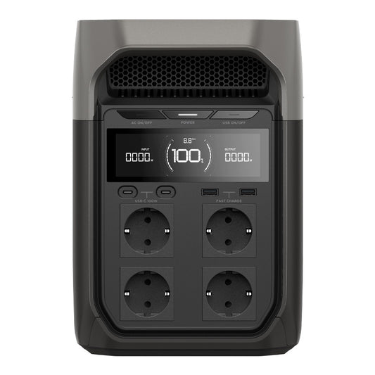 Bundle: Power station EcoFlow Delta 3 + portable solar panel 400W