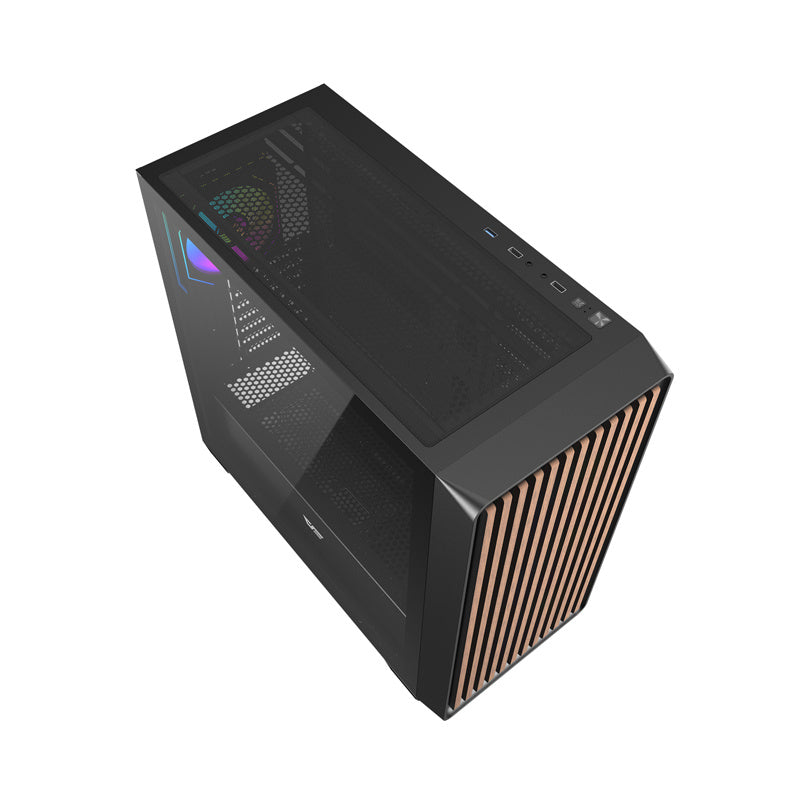 darkFlash DS900WD ATX PC Case with 4 fans (Black)