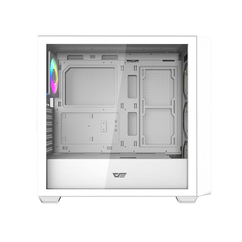 DarkFlash DS900WD ATX Pc Case with 4 fans (white)