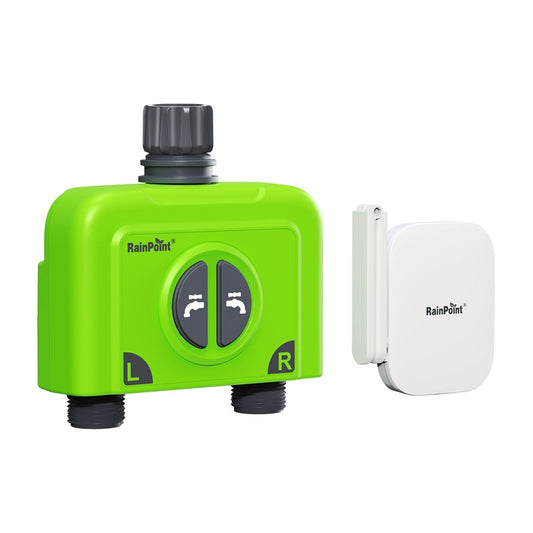 2- Zone Wifi Hose Timer wih Gateway RainPoint WiFi