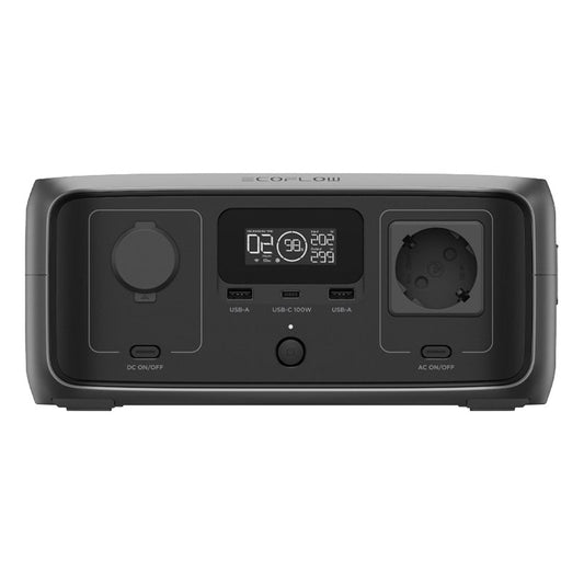 Bundle: Power Station EcoFlow RIVER 3 UPS + Solar Panel 45W USB-C