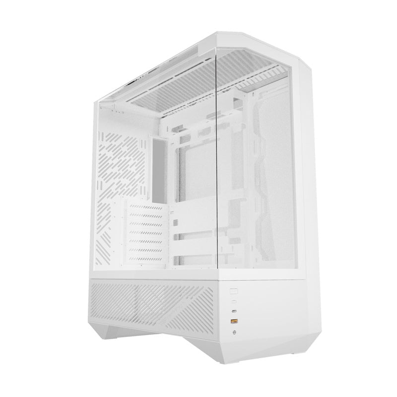 DarkFlash Computer Case DY460 White with 4 ARGB fans