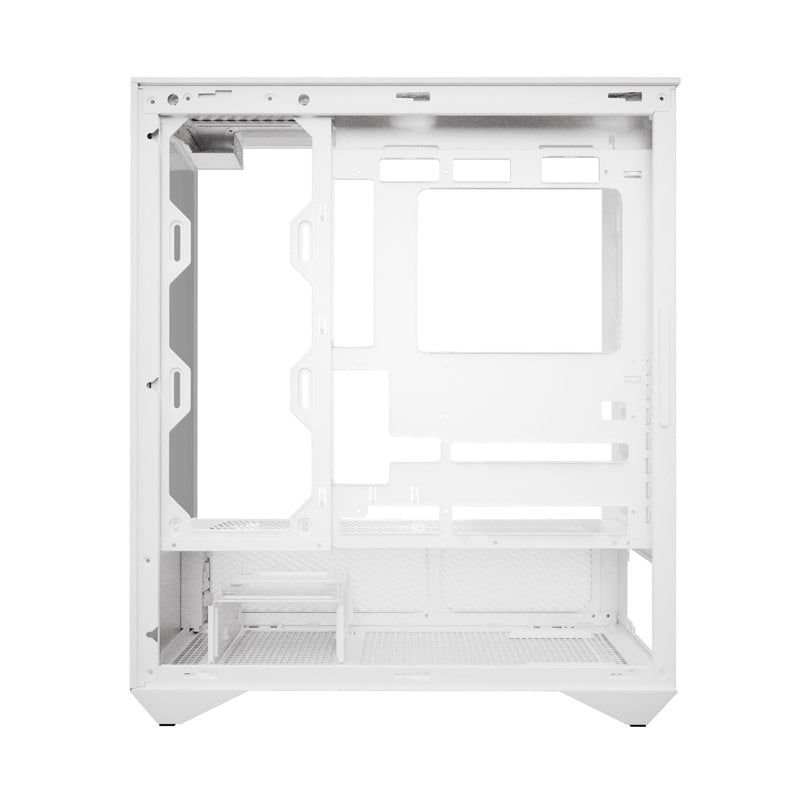 DarkFlash Computer Case DY460 White with 4 ARGB fans